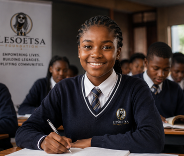 Youth education and bursary support by Lesoetsa Foundation