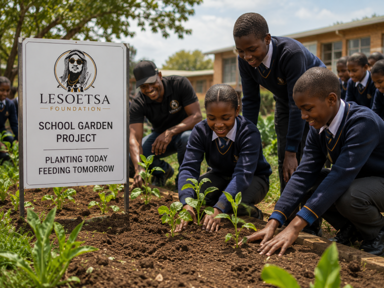 Lesoetsa Foundation school garden project