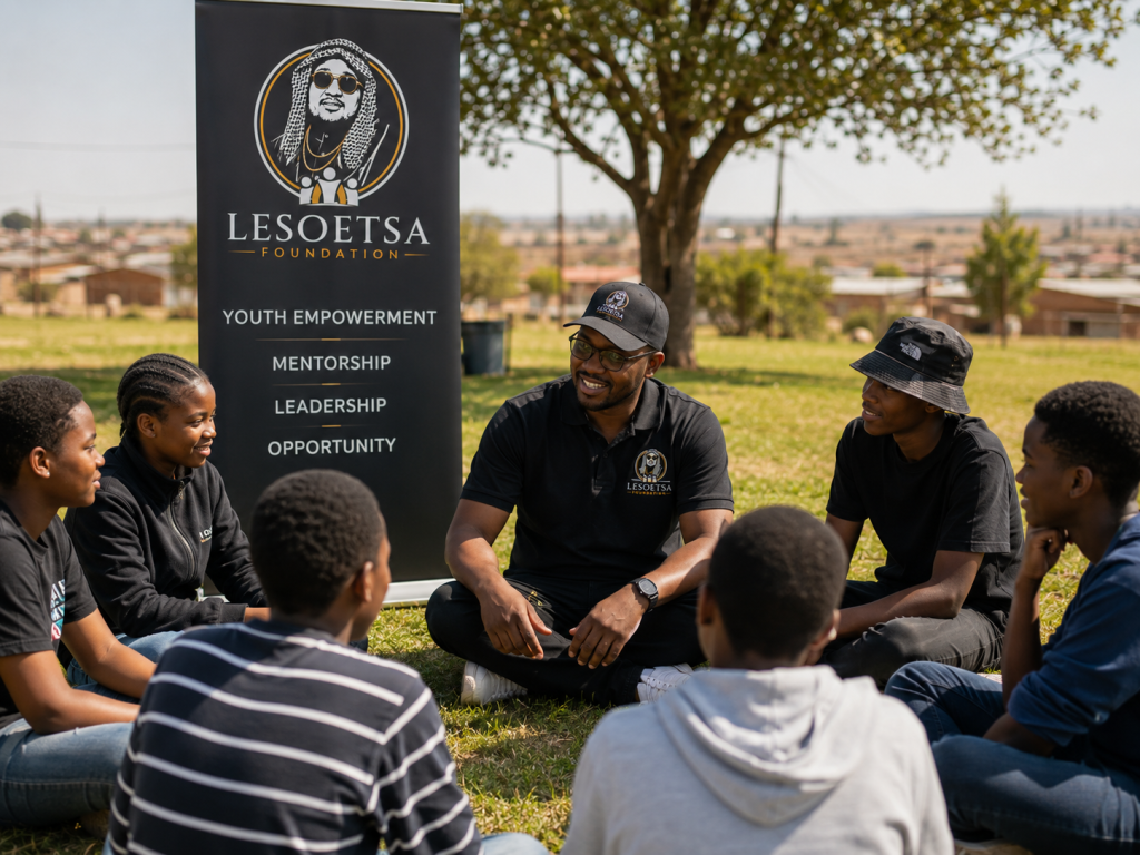 Lesoetsa Foundation youth mentorship session
