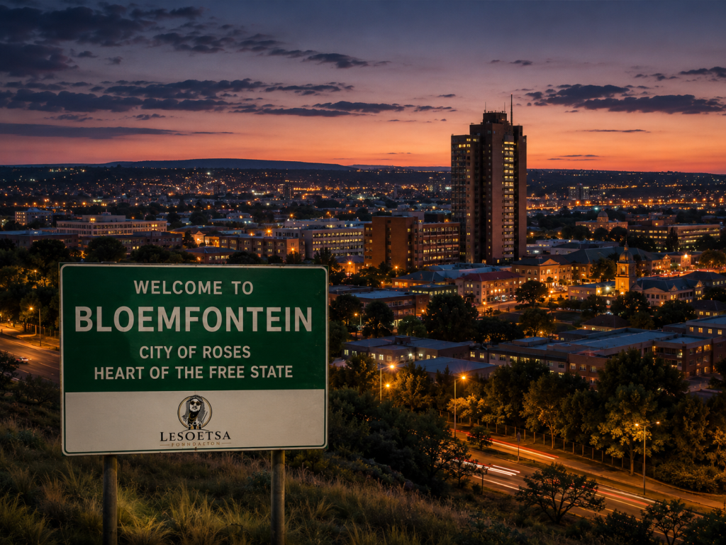 Lesoetsa Foundation service area in Bloemfontein