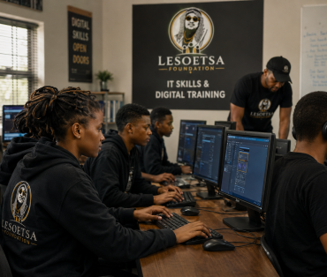 Digital skills training by Lesoetsa Foundation